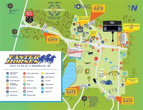 Faster horses michigan - Quiet Hour begins at 1:00 AM on Festival nights. There will be a “loud crowd” rustic area where the quiet hour will be 3:00 AM. Quiet generators will be allowed during quiet hours in designated rustic areas. 